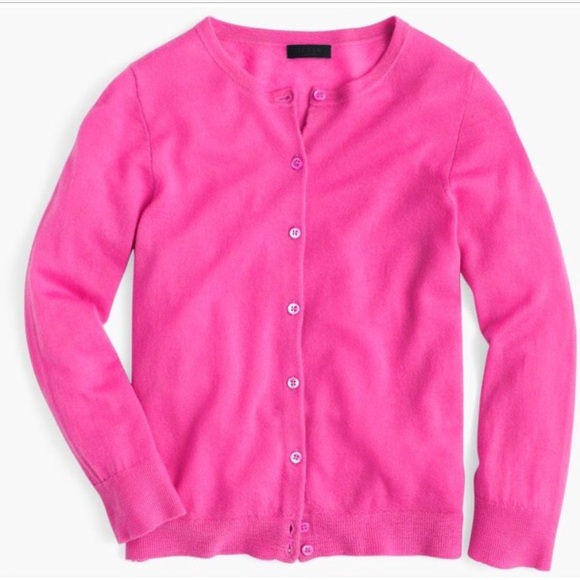 j crew featherweight cashmere cardigan